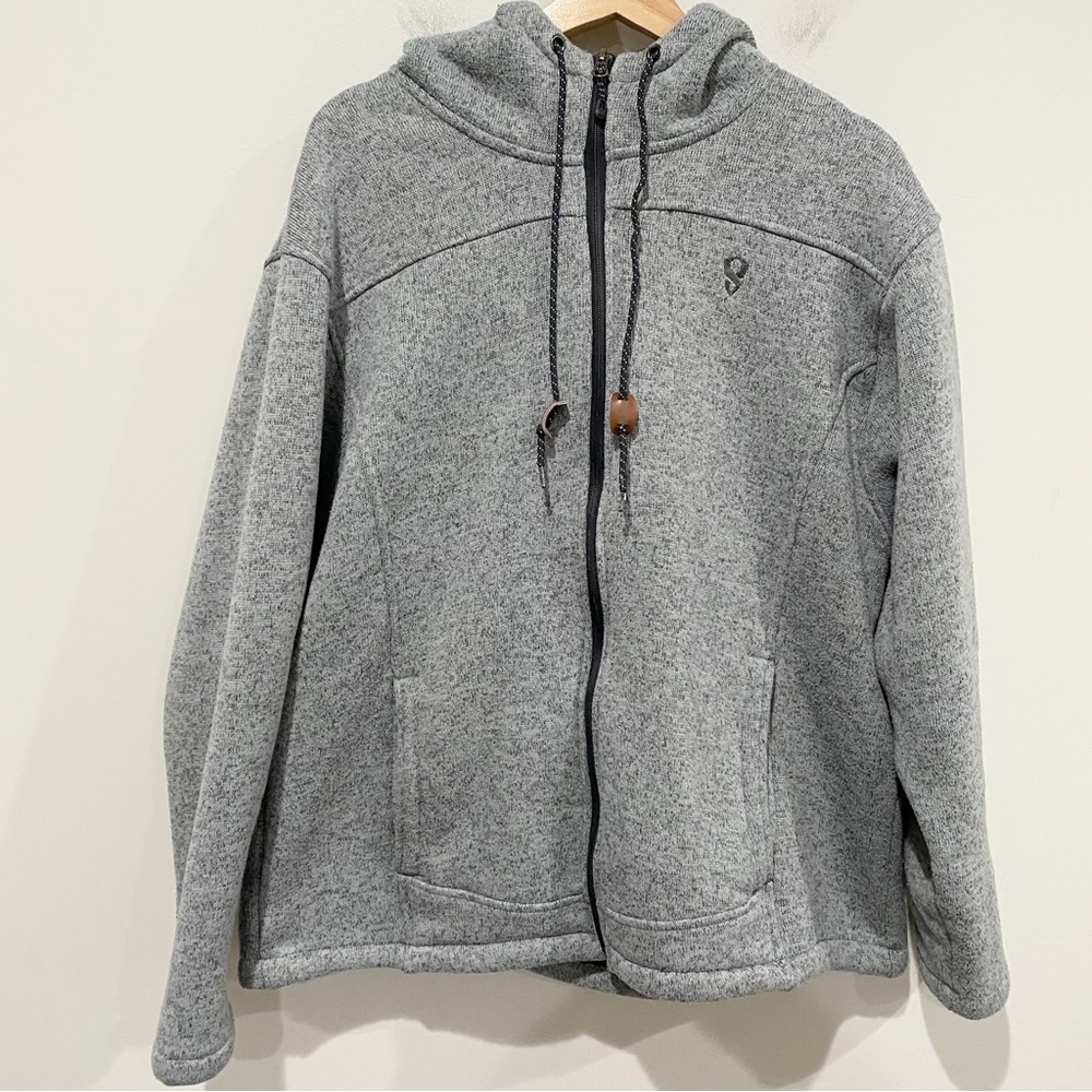 STOIC Men’s Sherpa Lined Full Zip Hoodie Size XL